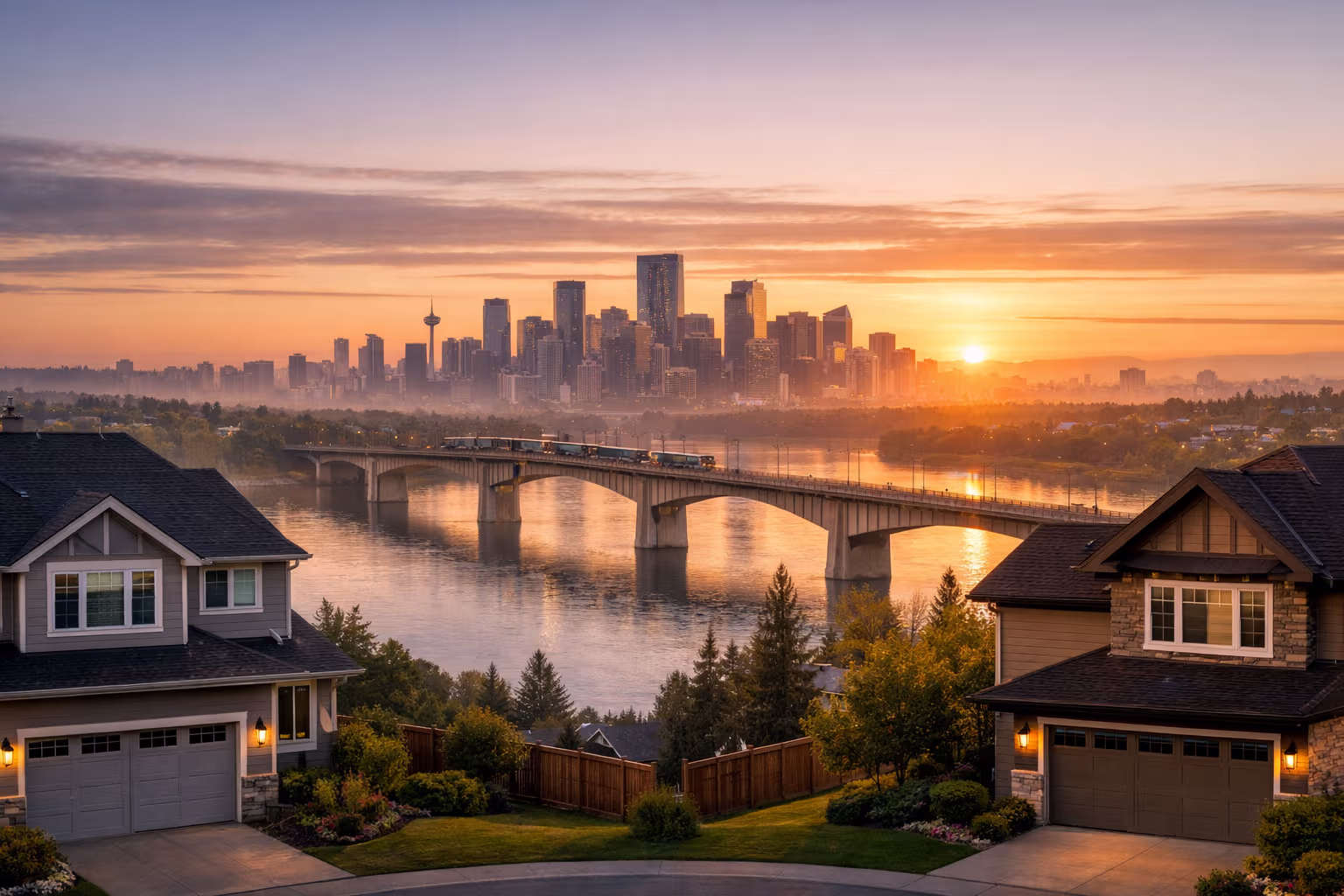 Canadian family enjoying a calm backyard evening at their home with warm practical lifestyle atmosphere